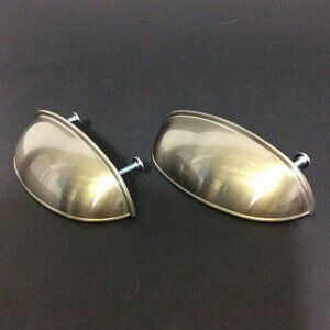 Siro Designs Pennysavers 3" Center to Center Fine-Brushed Nickel Cabinet Pull
